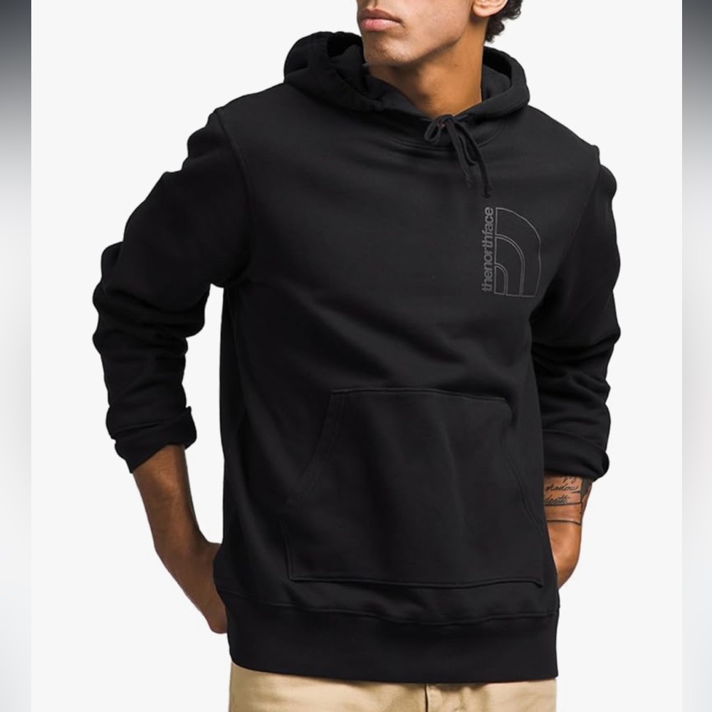 The North Face Black Sweatshirt Minimalist Design